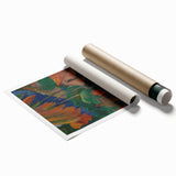 Tahitian Landscape Wall Art - Gauguin’s Mahana Maa, Exotic Impressionist Print