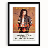 Michael Jackson History Tour Poster – Vintage Concert Art 1996