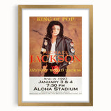 Michael Jackson History Tour Poster – Vintage Concert Art 1996