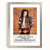 Michael Jackson History Tour Poster – Vintage Concert Art 1996