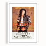 Michael Jackson History Tour Poster – Vintage Concert Art 1996