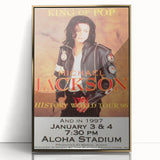 Michael Jackson History Tour Poster – Vintage Concert Art 1996