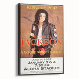 Michael Jackson History Tour Poster – Vintage Concert Art 1996