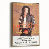 Michael Jackson History Tour Poster – Vintage Concert Art 1996