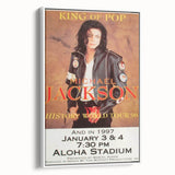 Michael Jackson History Tour Poster – Vintage Concert Art 1996