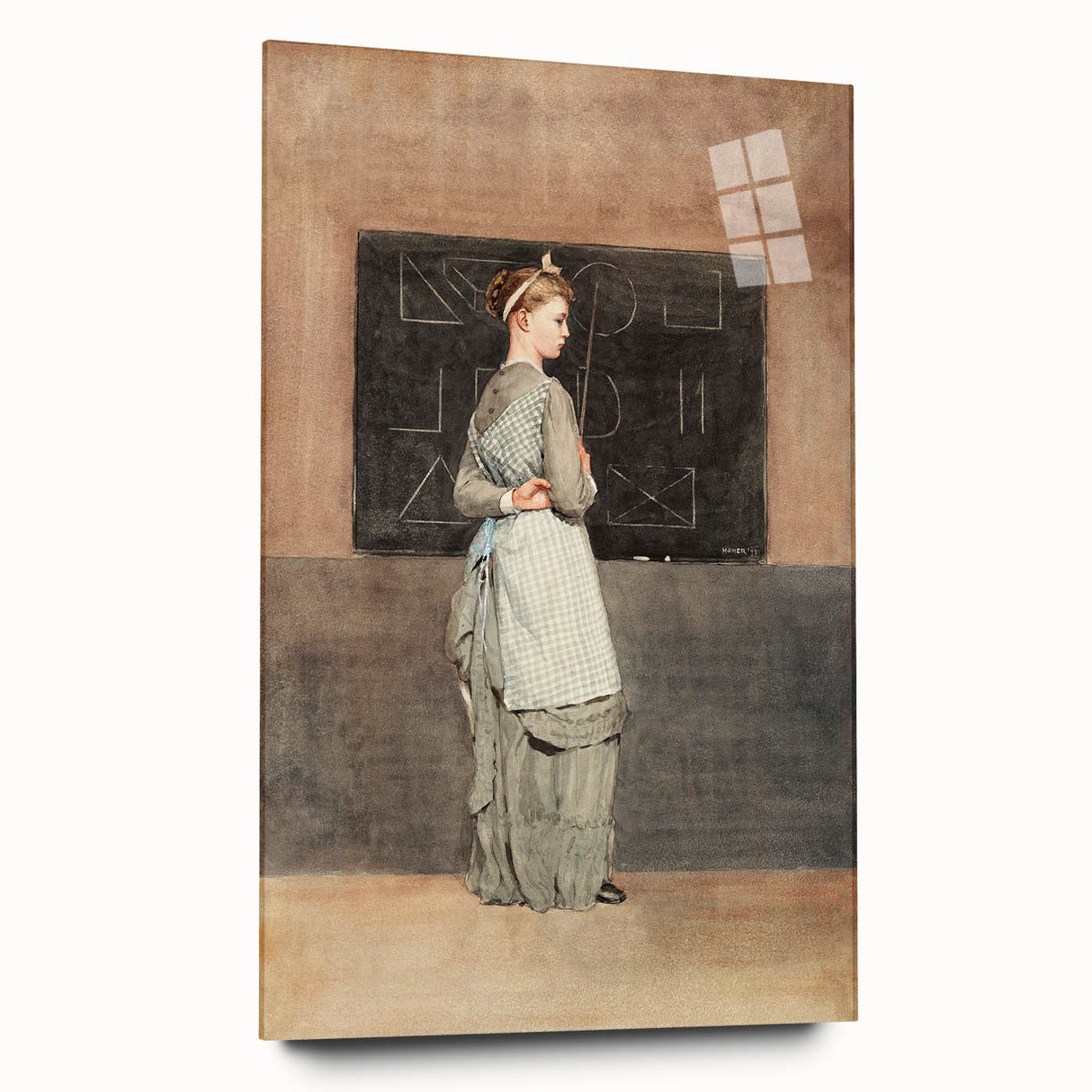 Classical Realism Art Print - Blackboard (1877) by Winslow Homer - Realistic Wall Art