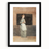 Classical Realism Art Print - Blackboard (1877) by Winslow Homer - Realistic Wall Art