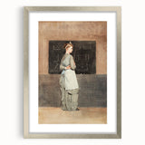 Classical Realism Art Print - Blackboard (1877) by Winslow Homer - Realistic Wall Art