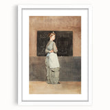 Classical Realism Art Print - Blackboard (1877) by Winslow Homer - Realistic Wall Art