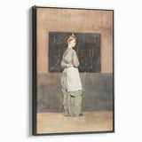 Classical Realism Art Print - Blackboard (1877) by Winslow Homer - Realistic Wall Art
