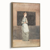 Classical Realism Art Print - Blackboard (1877) by Winslow Homer - Realistic Wall Art