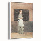 Classical Realism Art Print - Blackboard (1877) by Winslow Homer - Realistic Wall Art