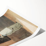 Classical Realism Art Print - Blackboard (1877) by Winslow Homer - Realistic Wall Art