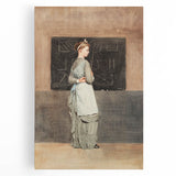 Classical Realism Art Print - Blackboard (1877) by Winslow Homer - Realistic Wall Art