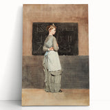 Classical Realism Art Print - Blackboard (1877) by Winslow Homer - Realistic Wall Art