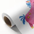 Magical Pink Unicorn Girls Room Wall Art - Fantasy Kids Decor