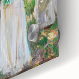 Romanticism Art: Two Girls with Parasols - Vibrant Painting by Sargent