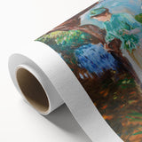 Romanticism Art: Two Girls with Parasols - Vibrant Painting by Sargent