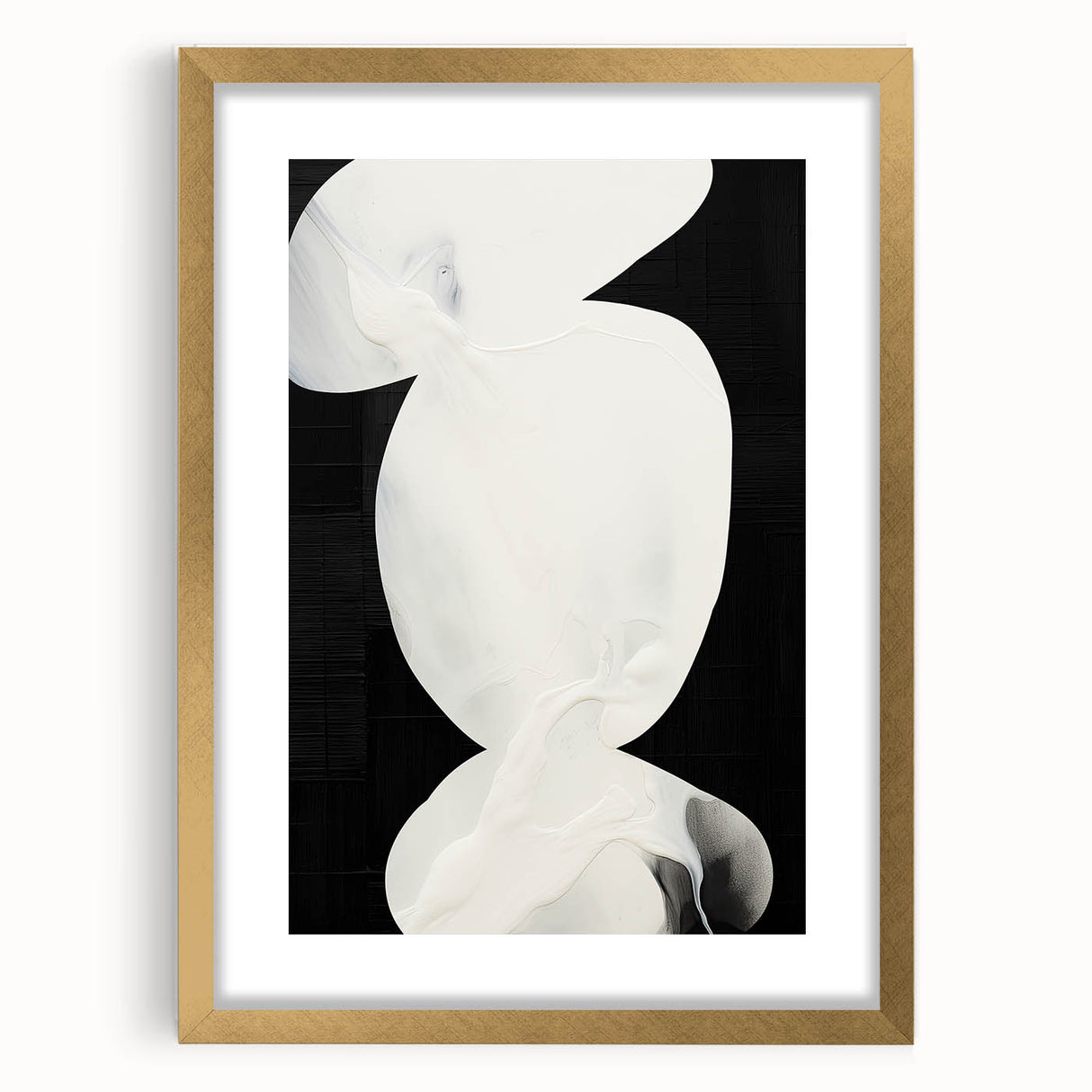 Contemporary Dining Room Wall Art – Black & White Canvas Print