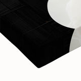 Contemporary Dining Room Wall Art – Black & White Canvas Print