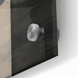 Abstract minimalist wall art design featuring vibrant colors and geometric shapes, printed on high-quality acrylic glass, perfect for modern home decor.