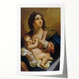 Baroque Madonna and Child Wall Art – Timeless Devotional Masterpiece