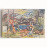 Expressionist Art - Slovak Family by Arnold Peter Weisz-Kubínčan