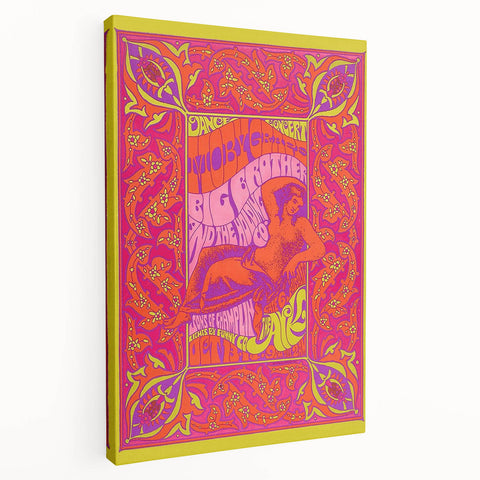 Moby Grape Retro Poster – Vintage Concert Art from 1960s