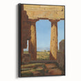 Romanticism Art: Temple of Neptune at Paestum - Historic Landscape Print