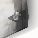 Minimalist Dining Room Wall Art – Modern Gray & Black Print