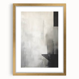 Minimalist Dining Room Wall Art – Modern Gray & Black Print