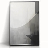 Minimalist Dining Room Wall Art – Modern Gray & Black Print