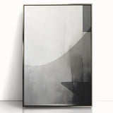 Minimalist Dining Room Wall Art – Modern Gray & Black Print