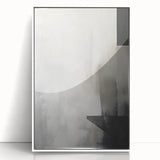Minimalist Dining Room Wall Art – Modern Gray & Black Print