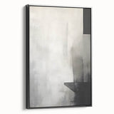 Minimalist Dining Room Wall Art – Modern Gray & Black Print
