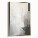 Minimalist Dining Room Wall Art – Modern Gray & Black Print