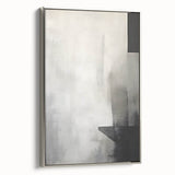 Minimalist Dining Room Wall Art – Modern Gray & Black Print
