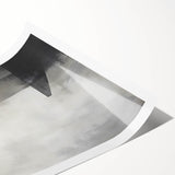 Minimalist Dining Room Wall Art – Modern Gray & Black Print