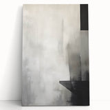 Minimalist Dining Room Wall Art – Modern Gray & Black Print