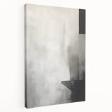 Minimalist Dining Room Wall Art – Modern Gray & Black Print