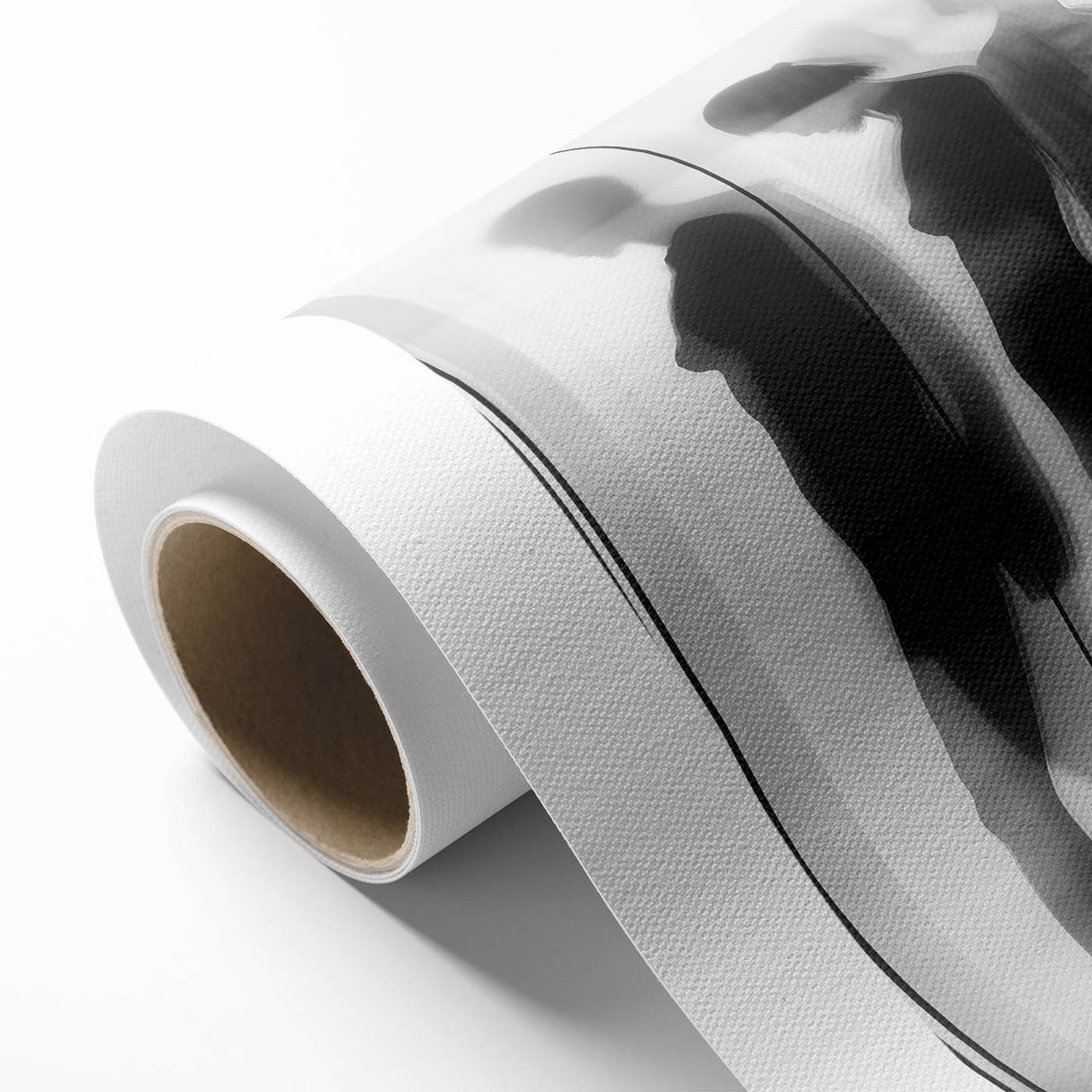 Black and White Framed Wall Art – Modern Abstract Canvas Print