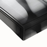 Black and White Framed Wall Art – Modern Abstract Canvas Print