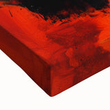 Colorful Abstract Wall Art – Red, Blue & Black Modern Canvas Print