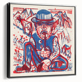 Expressionist Art - Smoking Peasant by Ernst Ludwig Kirchner