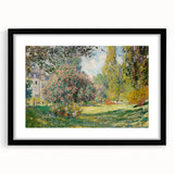 Impressionist Landscape - The Parc Monceau by Claude Monet Print