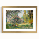 Impressionist Landscape - The Parc Monceau by Claude Monet Print