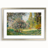 Impressionist Landscape - The Parc Monceau by Claude Monet Print