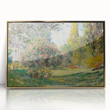 Impressionist Landscape - The Parc Monceau by Claude Monet Print