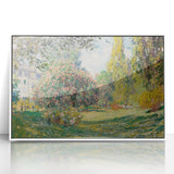 Impressionist Landscape - The Parc Monceau by Claude Monet Print