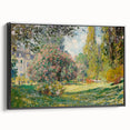 Impressionist Landscape - The Parc Monceau by Claude Monet Print